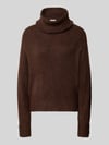 ICHI Relaxed Fit Strickpullover mit Rollkragen Modell 'IHKAMARA' Dunkelbraun