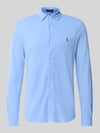 Polo Ralph Lauren Slim Fit Freizeithemd aus reiner Baumwolle Hellblau