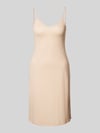 HANRO Onderjurk met afgeronde V-hals Beige