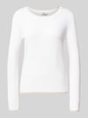 Liu Jo White Pullover aus Viskose-Mix Modell 'Maglia Chiusa' Offwhite