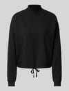Street One Bluza z prążkowanymi wykończeniami BLACK