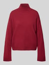 Christian Berg Woman Strickpullover mit Stehkragen Dunkelrot