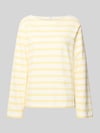 s.Oliver RED LABEL Relaxed Fit Sweatshirt aus reiner Baumwolle Hellgelb