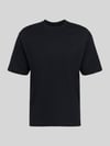 MCNEAL Regular Fit T-Shirt aus reiner Baumwolle Black
