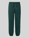HUGO Relaxed Fit Sweatpants aus Baumwoll-Mix Modell 'DELWONY' Dunkelgruen