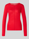 MYON Longsleeve in semi-transparenter Optik Rot