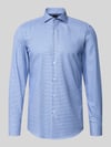 BOSS Slim Fit Businesshemd aus reiner Baumwolle Modell 'H-HANK-Sp-B1' Royal
