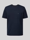Tommy Hilfiger T-shirt o kroju regular fit z czystej bawełny Granatowy