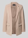PIECES Loose Fit Longblazer mit Abnähern Modell 'BOZZY' Taupe