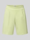 ICHI Shorts met elastische tailleband model 'Kate' Lichtgroen