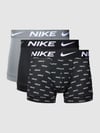 Nike Trunks mit elastischem Logo-Bund im 3er-Pack Mittelgrau
