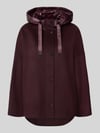COMMA Jacke mit Kapuze Bordeaux