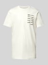 Calvin Klein Jeans T-Shirt mit Label-Print Offwhite