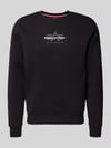 Alpha Industries Regular Fit Sweatshirt aus Baumwoll-Mix mit Label-Detail Black