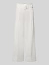 windsor. Culotte mit Gürtel und Eingrifftaschen Offwhite
