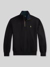Polo Ralph Lauren Sweatshirt mit Troyerkragen Black
