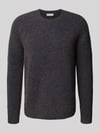 Tiger of Sweden Strickpullover mit Alpaka-Anteil Modell 'Adryan' Marine