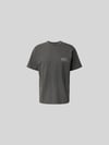 ANNARR relaxed fit t-shirt van puur katoen Donkergrijs