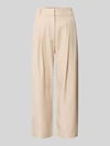 Jake*s Studio Woman Hose aus Lyocell-Leinen-Mix mit Gesäßtaschen Sand