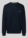 LERROS Sweatshirt mit Label-Patch Dunkelblau