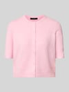 VERO MODA Regular Fit Strickjacke mit kurzem Arm Modell 'VMDOFFY' Pink