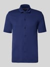 Tommy Hilfiger Regular fit vrijetijdsoverhemd met mesh structuur Marineblauw