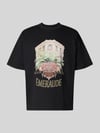 JACK & JONES T-Shirt mit Motiv-Print Modell 'MENTON' Black