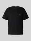 JACK & JONES T-shirt z nadrukiem z napisem model ‘HYDRA PHOTO’ BLACK