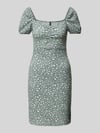 ONLY Mini-jurk met cut-out, model 'HILLARY' Rietgroen