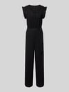 ONLY regular fit jumpsuit met ajourwerk model 'LELISA' Black