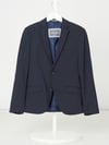 G.O.L. Marynarka na 2 guziki o kroju slim fit z lamowanymi kieszeniami z patką Granatowy