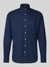 Fynch-Hatton Regular Fit Freizeithemd mit Button-Down-Kragen Modell 'All Season' Marine