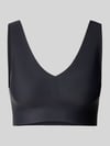 DORINA Bralette met V-hals en elastische band Zwart