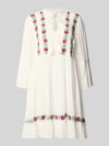 YAS Tunicajurk met stitchings model 'CHELLA' Offwhite