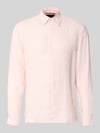 JACK & JONES Premium Regular Fit Leinenhemd aus reinen Leinen Modell 'Lawrence' Hellrosa