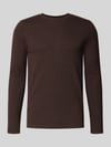 MCNEAL Pullover met ronde hals Chocoladebruin gemêleerd