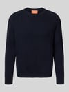 Cruna Strickpullover aus Wolle Modell 'Fuji' Marine