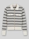 Tommy Hilfiger Regular Fit Strickjacke mit Brusttaschen Weiss