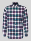 Christian Berg Men Regular Fit Freizeithemd mit Button-Down-Kragen Petrol