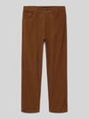 Tommy Hilfiger Teens Straight fit corduroy broek van puur katoen Cognac
