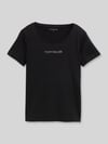Tom Tailor Regular Fit T-Shirt mit Label-Schriftzug Black