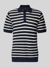 MCNEAL Poloshirt met polokraag en korte knoopsluiting Donkerblauw
