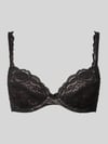 Marie Jo Push-up-bh van kant, model 'Cyrile' Metallic zwart
