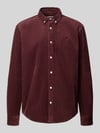 Carhartt Work In Progress Regular Fit Freizeithemd mit Logo-Stitching Modell 'MADISON' Bordeaux