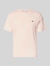 Lacoste Regular Fit T-Shirt aus reiner Baumwolle Hellrosa