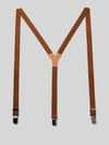 LLOYD Men's Belts Hosenträger mit Leder-Badge Cognac