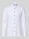 OLYMP No. Six Super Slim Fit Businesshemd aus Baumwoll-Mix Weiss