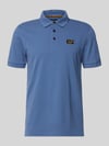 PME Legend Slim Fit Poloshirt mit Logo-Patch Jeansblau