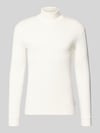Marc O'Polo Regular Fit Langarmshirt aus reiner Baumwolle Offwhite