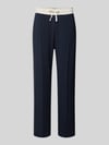 MCNEAL Straight Fit Sweatpants mit Elastikbund Dunkelblau